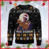 Thanos Less People More Bourbon Ugly Christmas Sweater