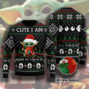 The Baby Yoda Ugly Christmas Sweater