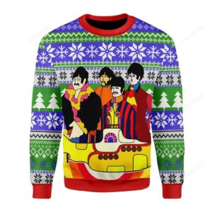 The Beatles Hippie Ugly Sweater