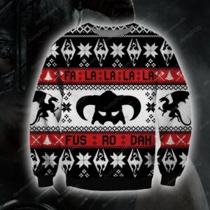 The Elder Scrolls Knitting Pattern 3d Print Ugly Sweater