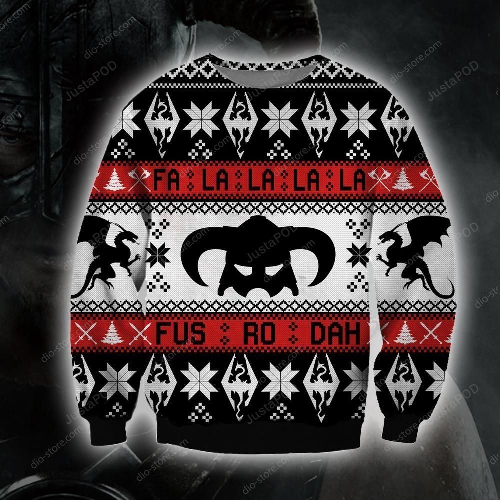 The Elder Scrolls Knitting Pattern 3d Print Ugly Sweater The Elder Scrolls Knitting Pattern 3d Print Ugly Sweater