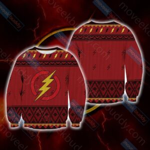 The Flash Knitting For Unisex Ugly Christmas Sweater