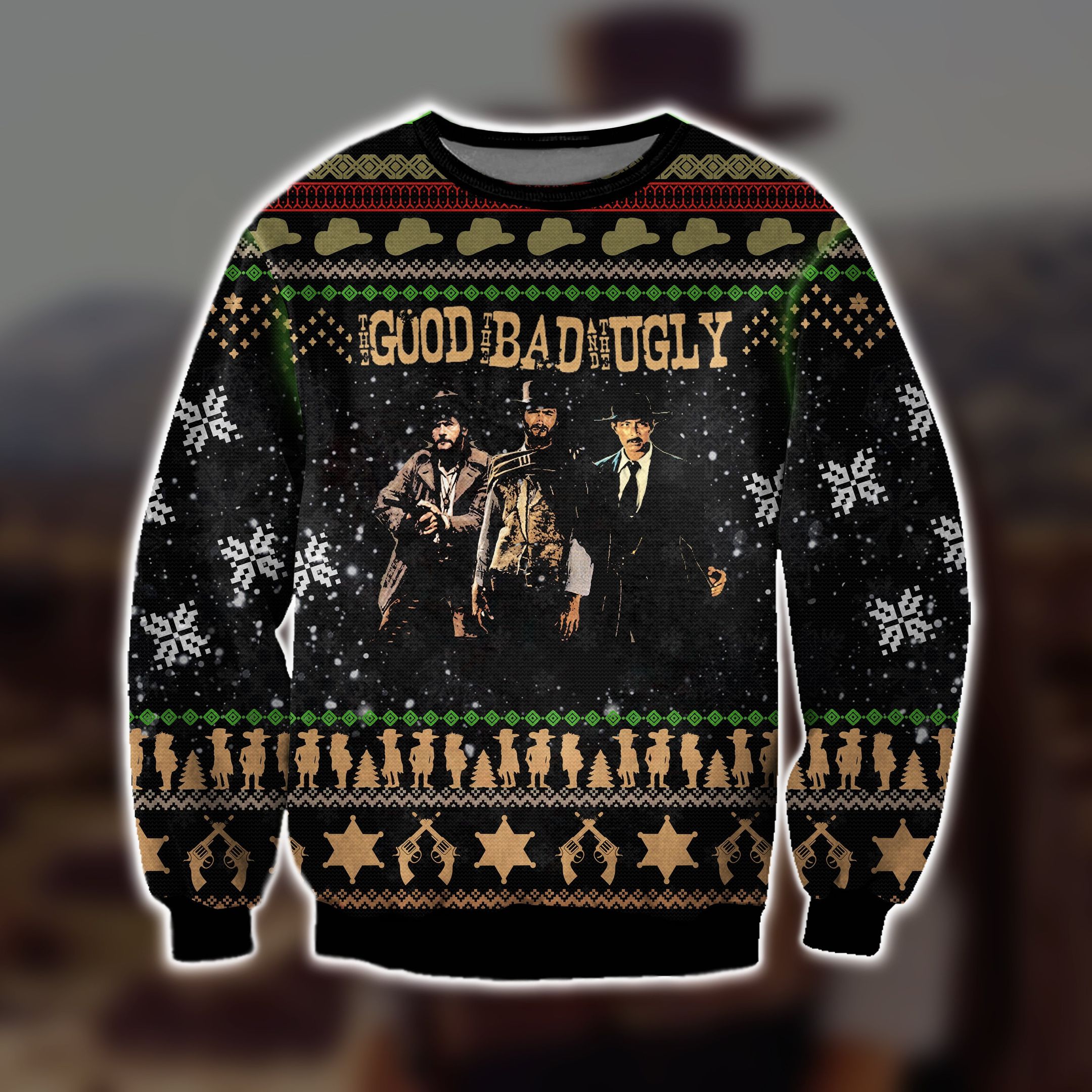 The Good The Bad And The Ugly Knitting Pattern For Unisex Ugly Christmas Sweater The Good The Bad And The Ugly Knitting Pattern For Unisex Ugly Christmas Sweater