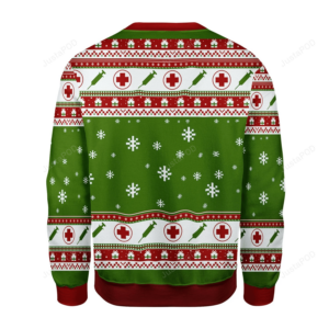 The Grinch Nurse Ugly Christmas Sweater