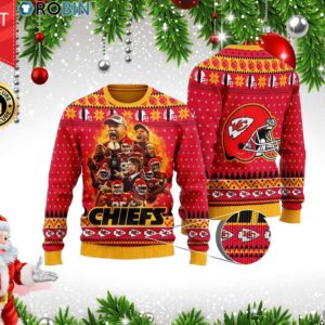 The Kansas City Chiefs Legion of Zoom Ugly Christmas Sweater
