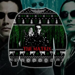 The Matrix Knitting Pattern Ugly Sweater