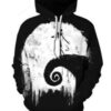 The Nightmare Before Christmas 3D All Over Print Hoodie