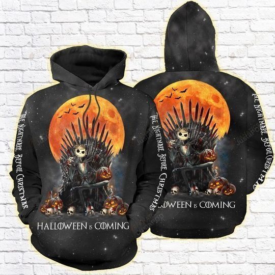 The Nightmare Before Christmas Halloween Is Coming 3D All Over Print Hoodie The Nightmare Before Christmas Halloween Is Coming 3D All Over Print Hoodie