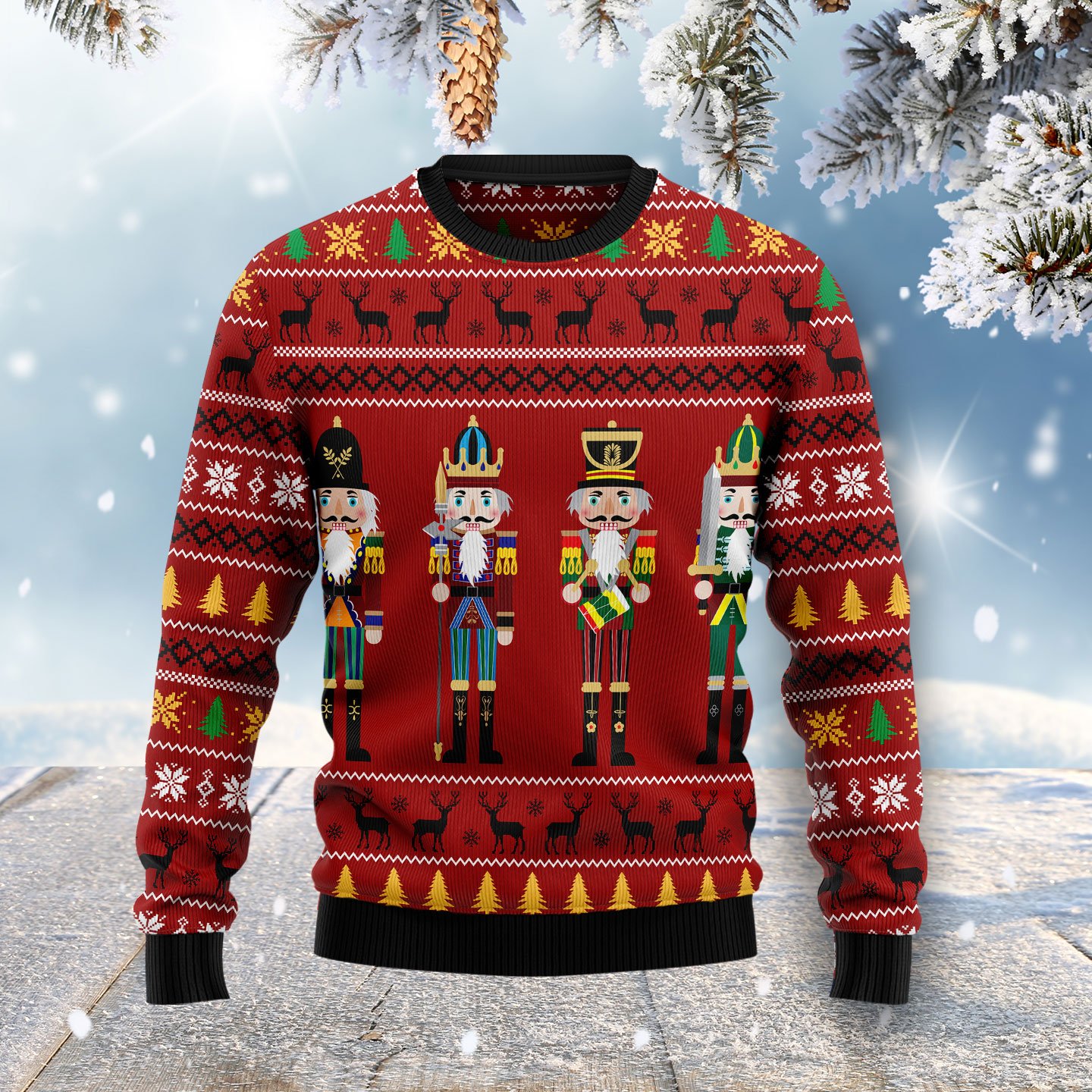 The Nutcracker HZ101902 Ugly Christmas Sweater unisex womens & mens The Nutcracker HZ101902 Ugly Christmas Sweater unisex womens & mens