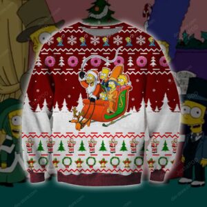 The Simpsons Knitting Pattern Ugly Christmas Sweater