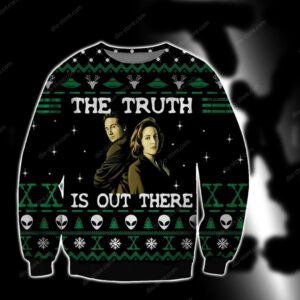 The Truth Is Out There Knitting Pattern For Unisex Ugly Christmas Sweater