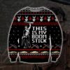 This Is My Boomstick Knitting Pattern For Unisex Ugly Christmas Sweater