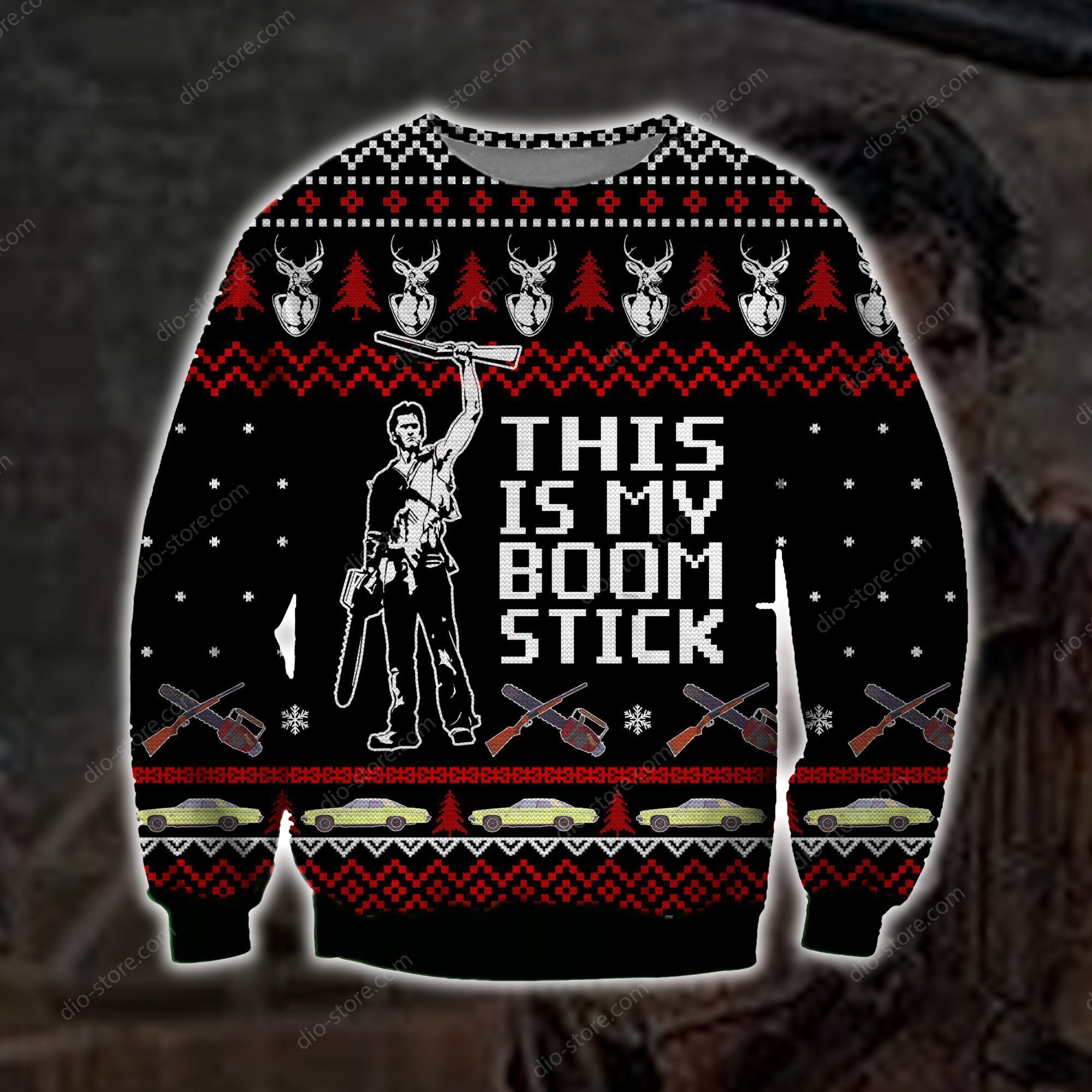 This Is My Boomstick Knitting Pattern For Unisex Ugly Christmas Sweater This Is My Boomstick Knitting Pattern For Unisex Ugly Christmas Sweater