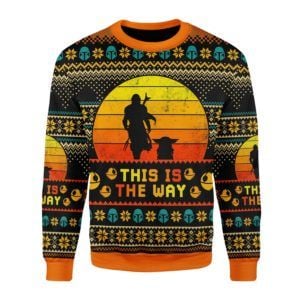 This Is The Way Ninja Turtles For Unisex Ugly Christmas Sweater