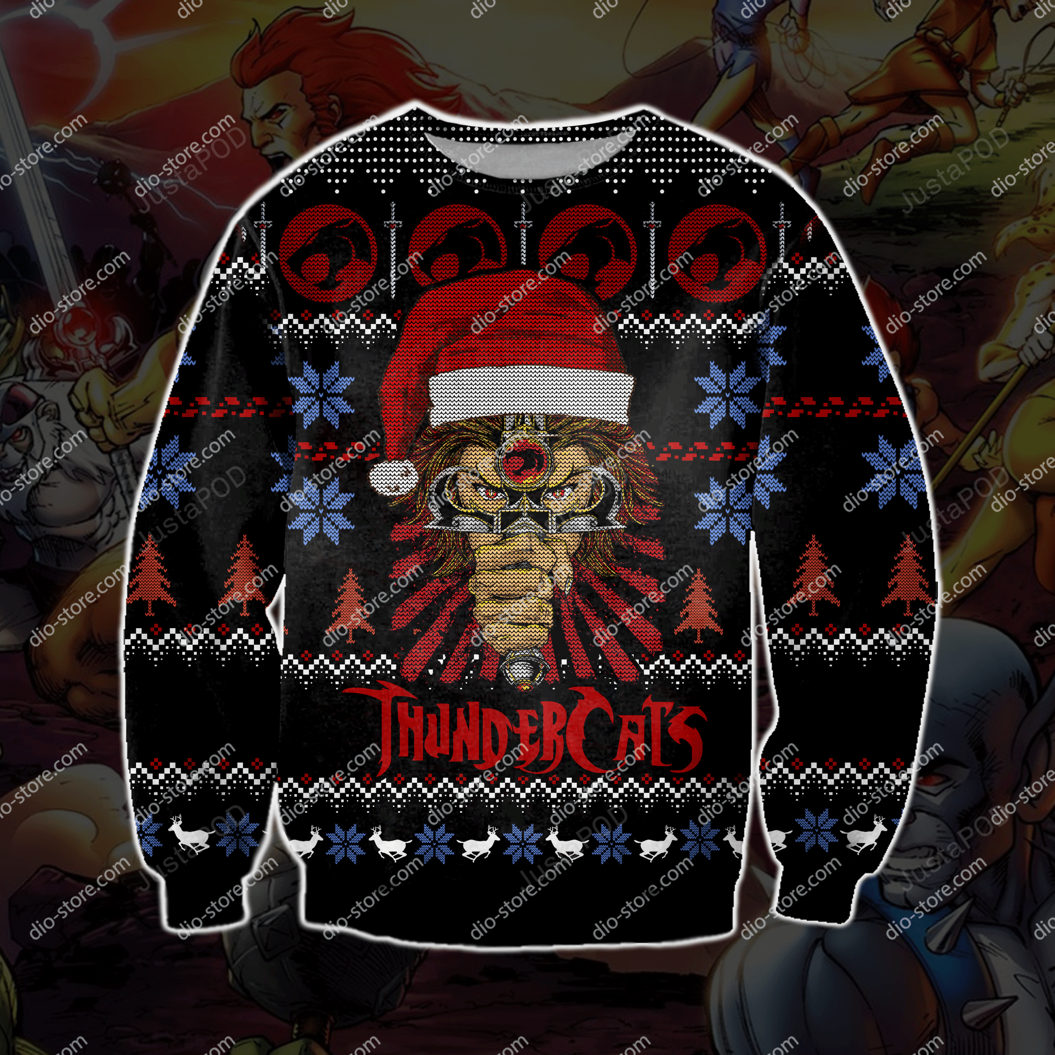 Thundercats Knitting Pattern Ugly Christmas Sweater Thundercats Knitting Pattern Ugly Christmas Sweater