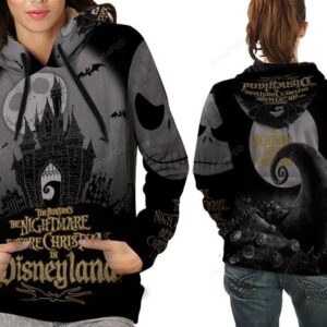 Tim Burtons The Nightmare Before Christmas In 3D All Over Printed Hoodie