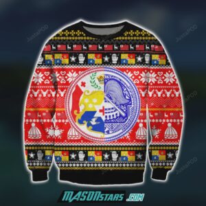 Tonga 3D Print Knitting Pattern Ugly Christmas Sweater