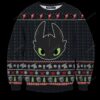 Toothless How to Train Your Dragon Ugly Christmas Sweater