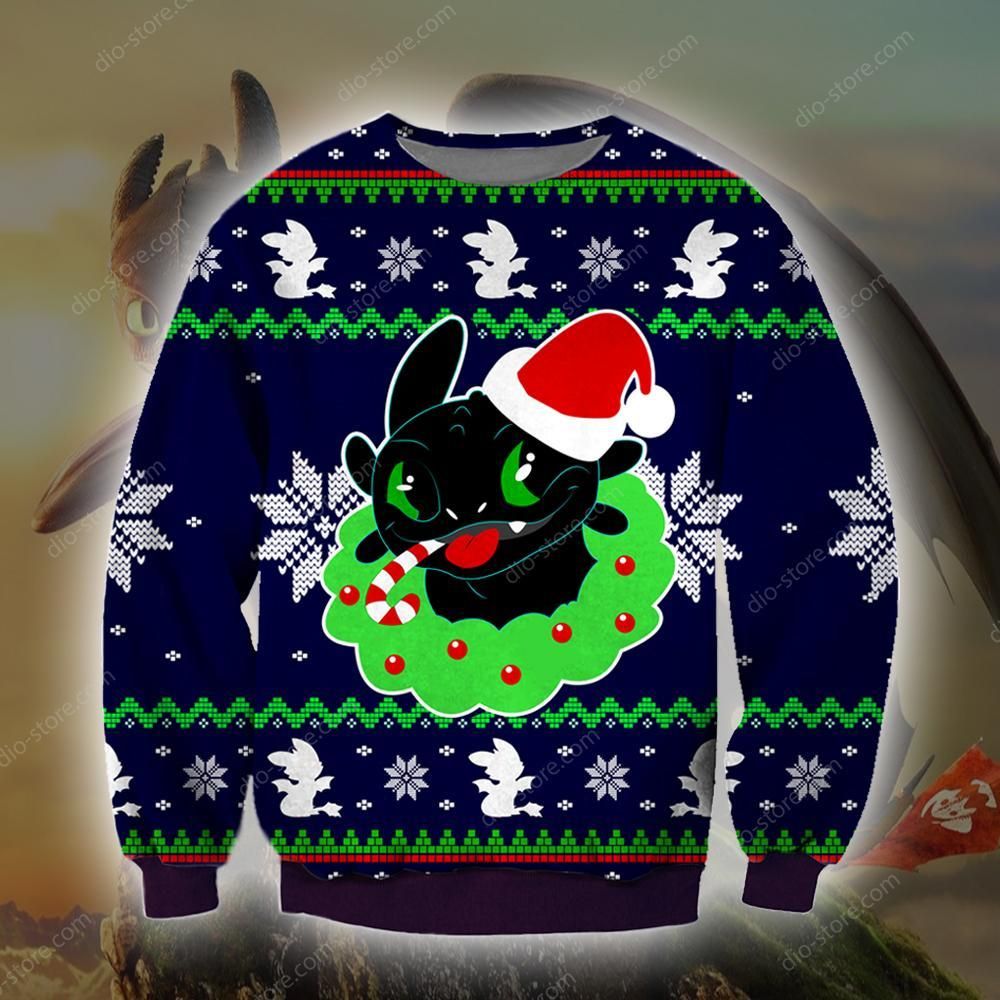 Toothless Ugly Christmas Sweater Toothless Ugly Christmas Sweater