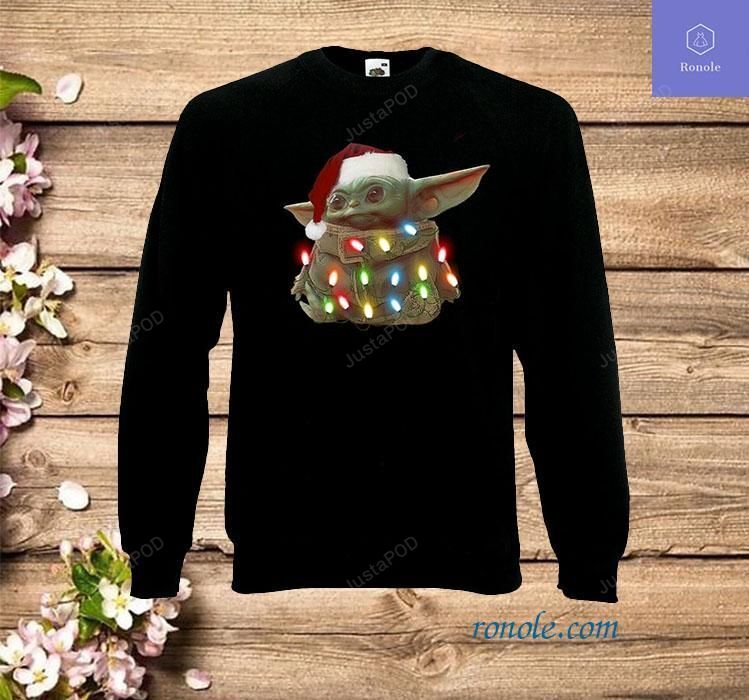 Tree Baby Yoda Funny Parody Christmas Lights Jumper Ugly Christmas Sweater Tree Baby Yoda Funny Parody Christmas Lights Jumper Ugly Christmas Sweater
