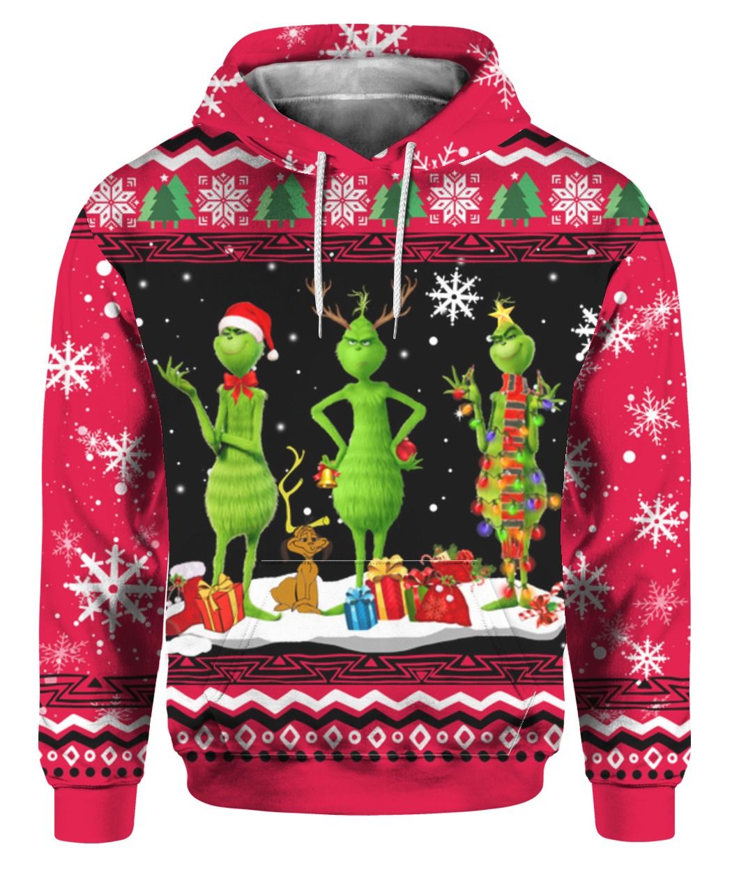 Tree Grinch Ugly Christmas Sweater Tree Grinch Ugly Christmas Sweater