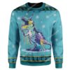 TUnicorn Rex Ugly Christmas Sweater
