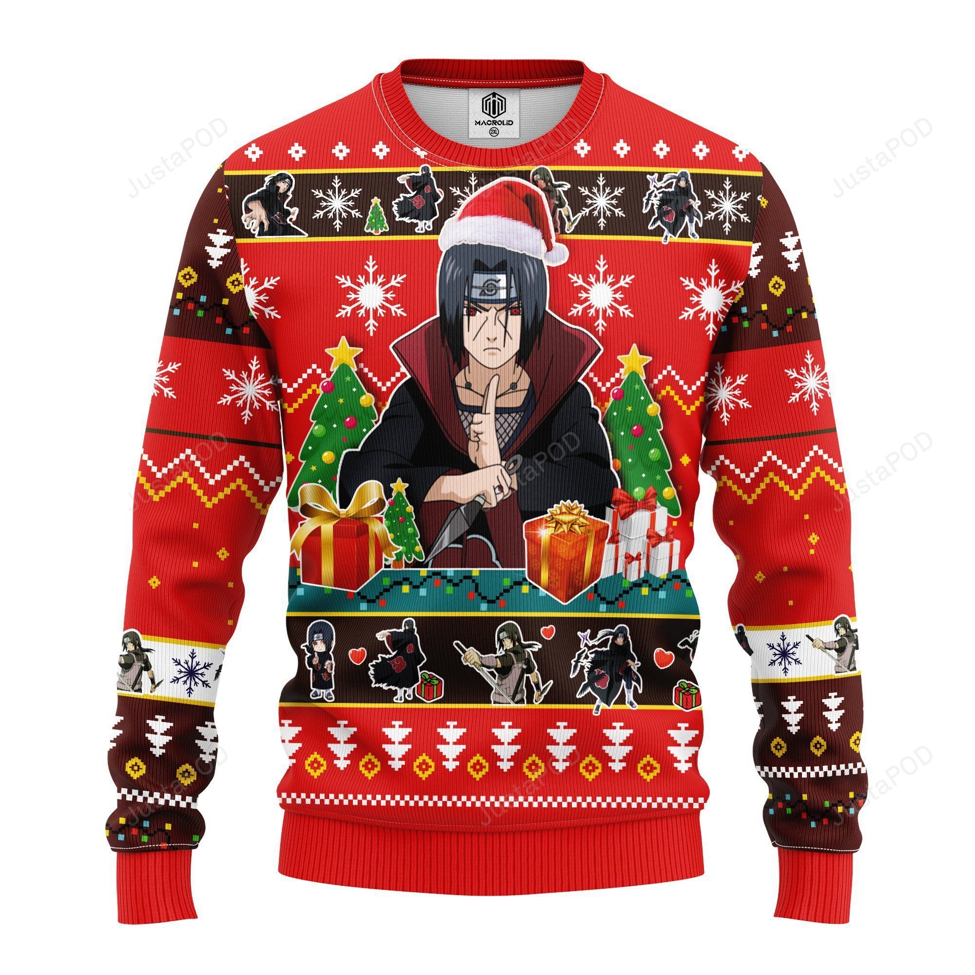 Uchiha Itachi Naruto Ugly Christmas Sweater Uchiha Itachi Naruto Ugly Christmas Sweater