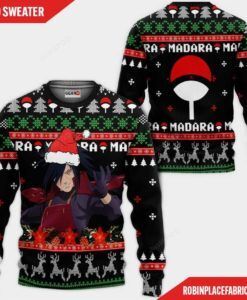Uchiha Madara Naruto Ugly Christmas Sweater