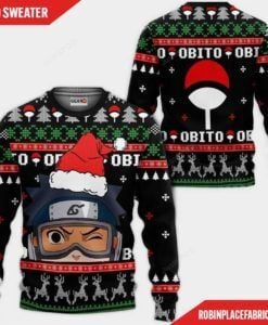 Uchiha Obito Naruto Ugly Christmas Sweater