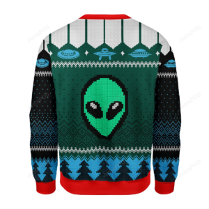 UFO Alien LOL Bye Ugly Christmas Sweater