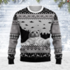 UFO And Cat Ugly Christmas Sweater