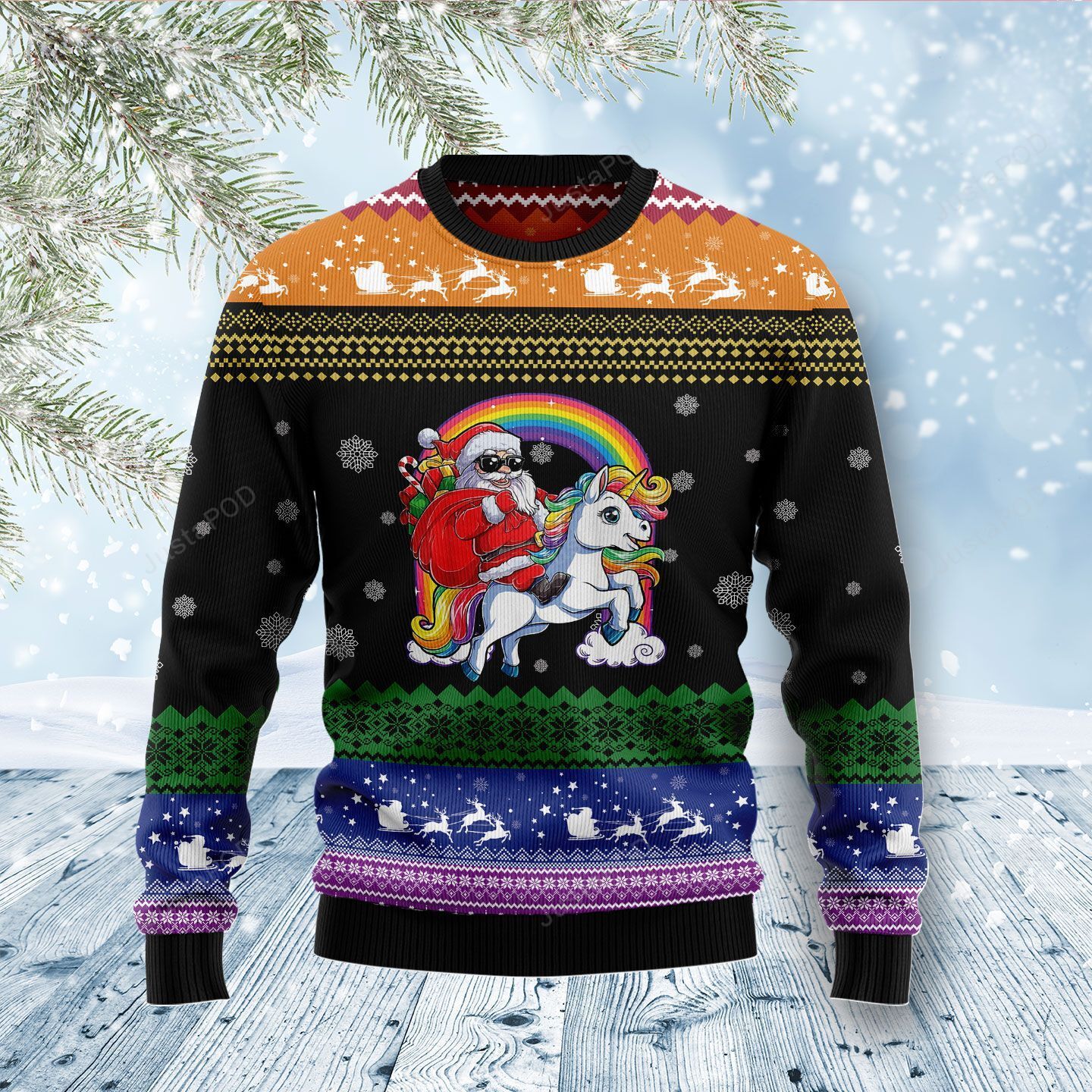 Unicorn LGBT Ugly Christmas Sweater Unicorn LGBT Ugly Christmas Sweater