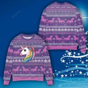 Unicorn Ugly Christmas Sweater
