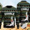 Unicorn Yoga Exhale Ugly Christmas Sweater