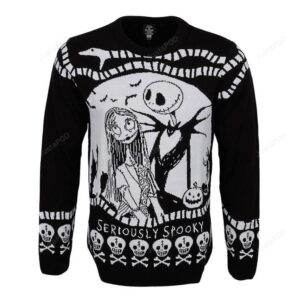 Unisex Nightmare Before Christmas Seriously Spooky Ugly Sweater