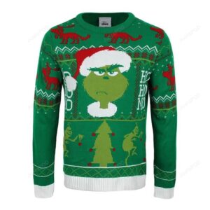 Unisex The Grinch Ho Ho Ho Ugly Sweater