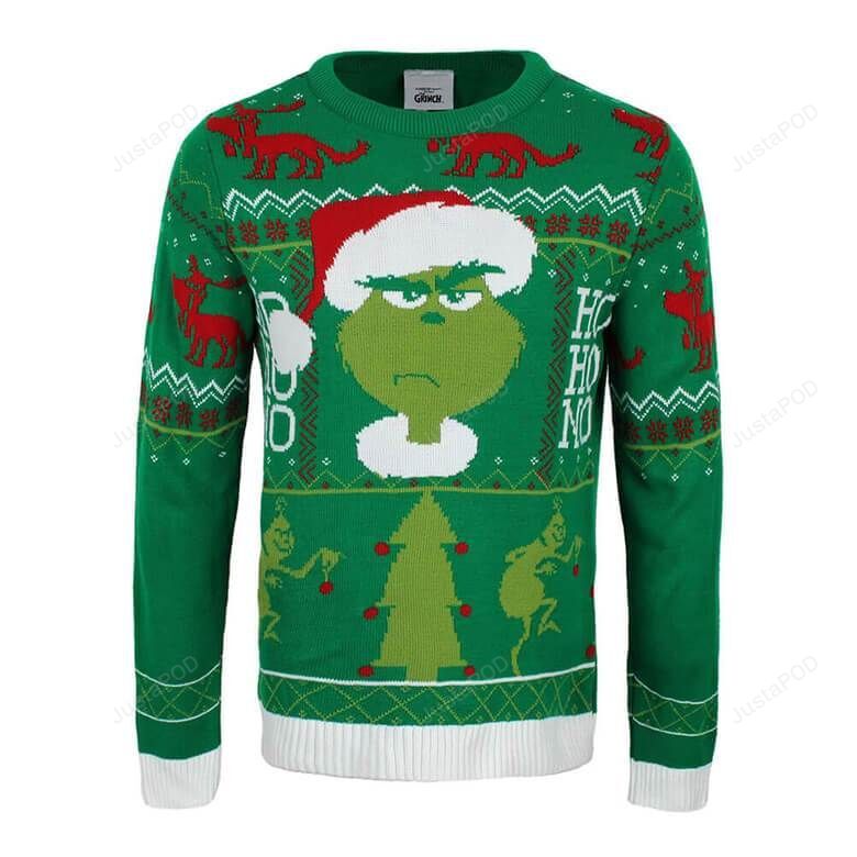 Unisex The Grinch Ho Ho Ho Ugly Sweater Unisex The Grinch Ho Ho Ho Ugly Sweater