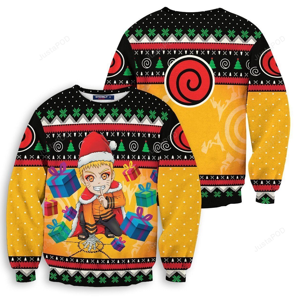 Uzumaki Naruto Christmas Ugly Christmas Sweater Uzumaki Naruto Christmas Ugly Christmas Sweater