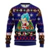 Vegeta Blue Anime Dragon Ball For Unisex Ugly Christmas Sweater