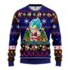 Vegeta Blue Anime Dragon Ball Ugly Christmas Sweater