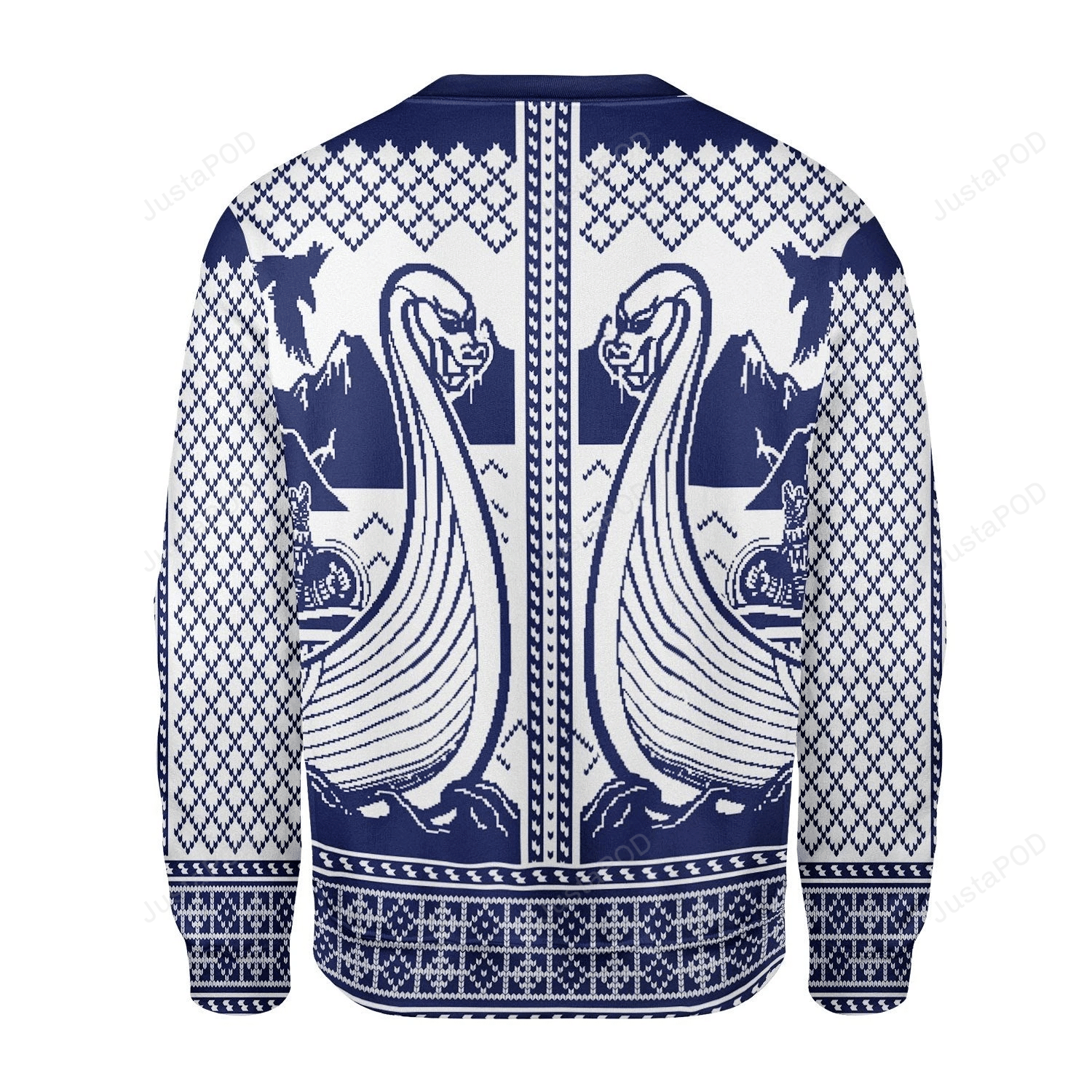 Viking Boat Ugly Christmas Sweater Viking Boat Ugly Christmas Sweater