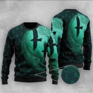 Viking Eagle Ugly Christmas Sweater