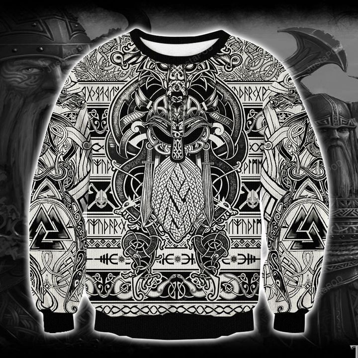 Viking Odin Ugly Christmas Sweater Viking Odin Ugly Christmas Sweater