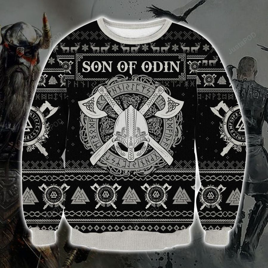 Viking Son Of Odin Ugly Christmas Sweater Viking Son Of Odin Ugly Christmas Sweater