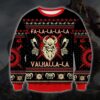 Viking Valhalla-la Ugly Christmas Funny Sweater
