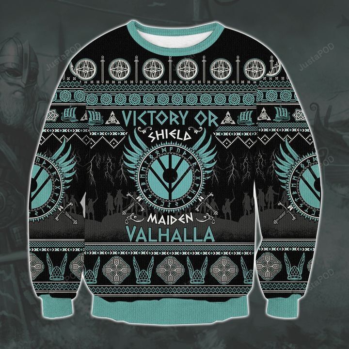 Viking Victory Ugly Christmas Sweater Viking Victory Ugly Christmas Sweater