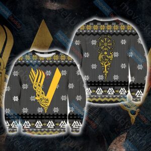Vikings Knitting Style For Unisex Ugly Christmas Sweater