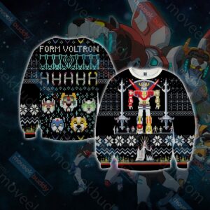 Voltron Knitting For Unisex Ugly Christmas Sweater