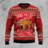 Wake Me Up When Christmas Lazy Sloth Ugly Christmas Sweater