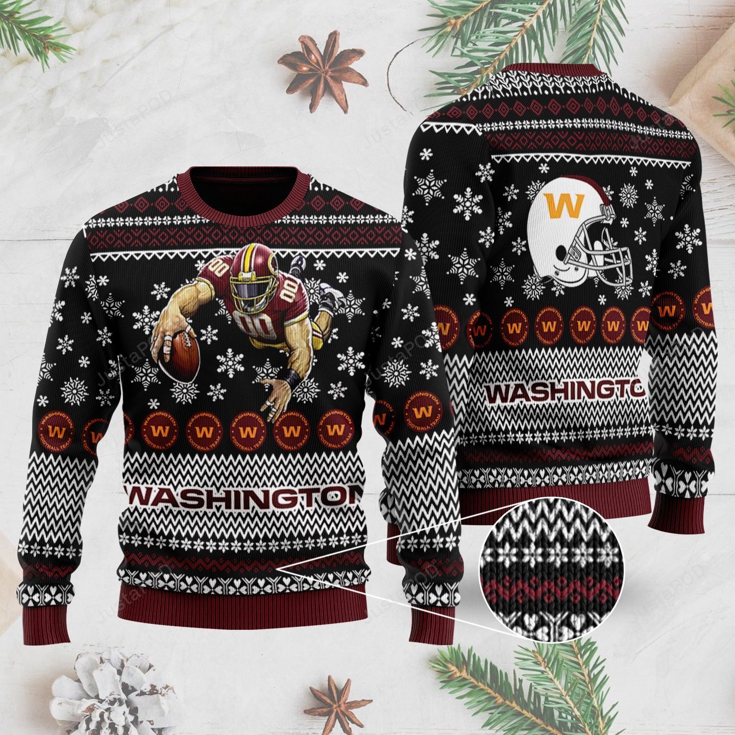 Washington Football All Over Print Ugly Sweater Washington Football All Over Print Ugly Sweater